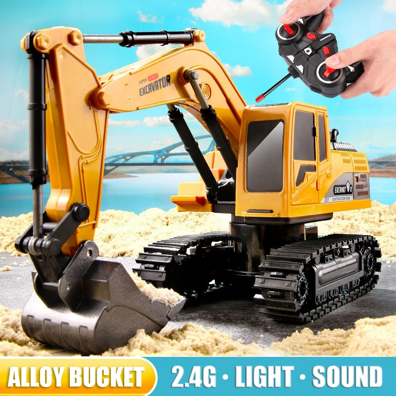 Rc Excavator Hobby - RC 굴삭기 2.4Ghz 6채널 1:24 RC