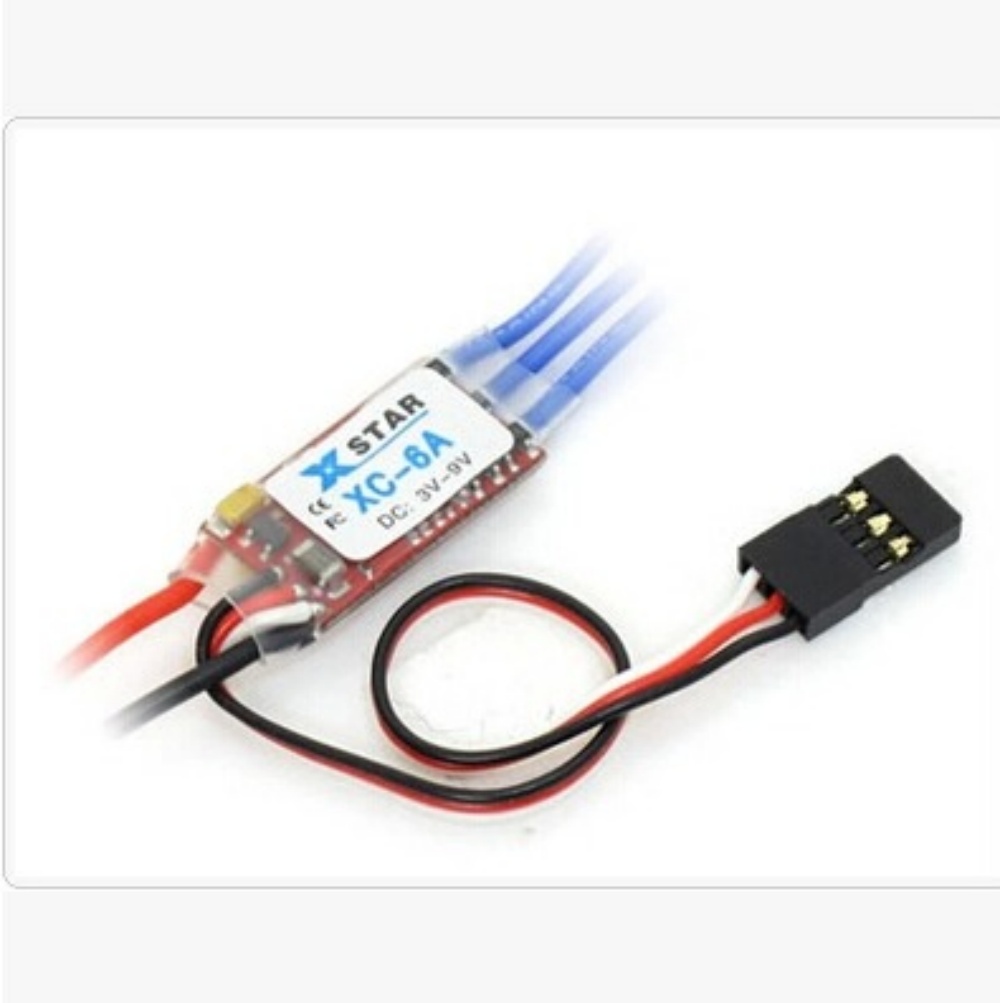 Rc Hobby Motor - FATJAY XC-6A 브러시리스 ESC 6A 1-2S