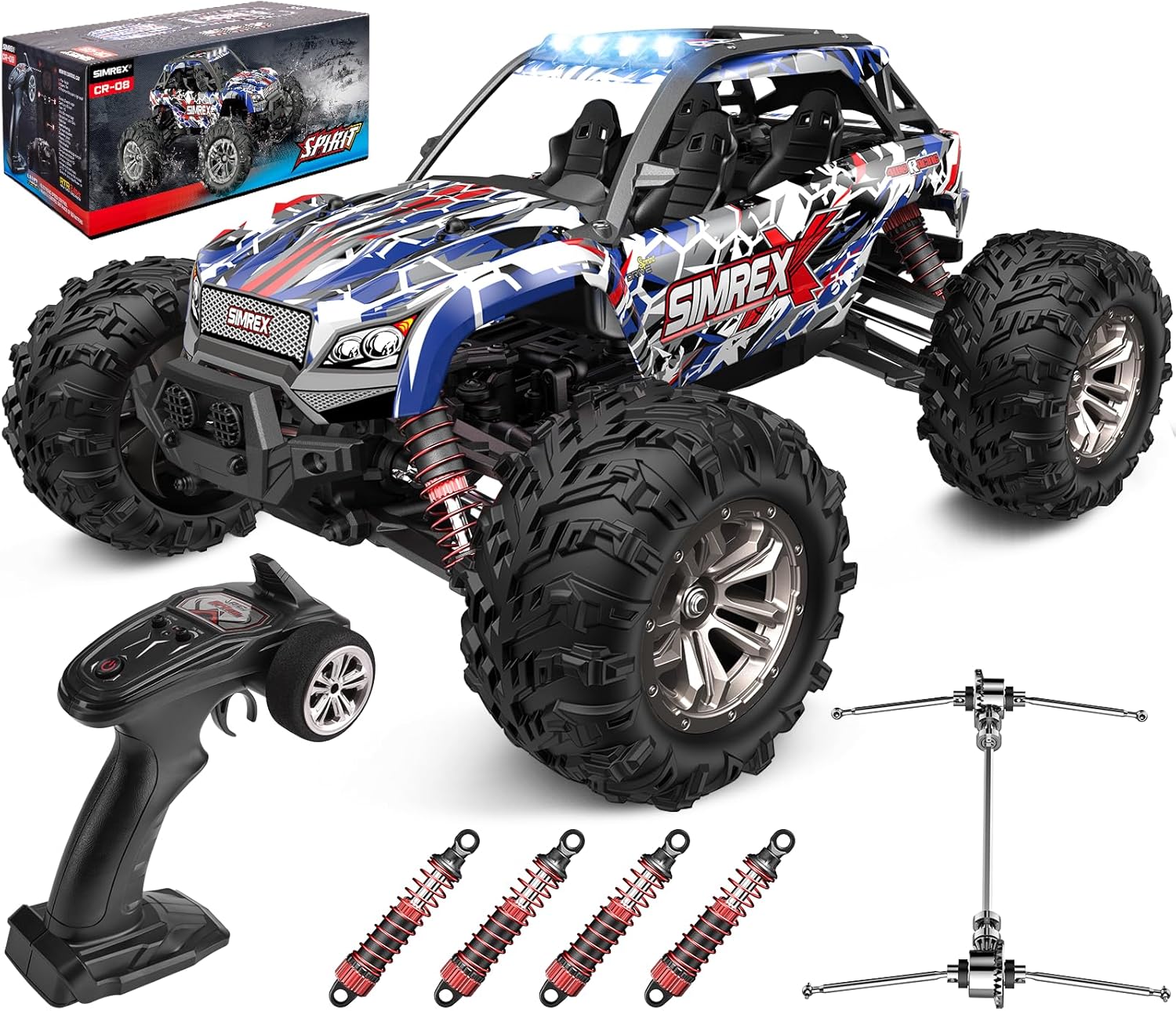 1/16 스케일 취미용 4륜구동 무선 조종 몬스터 트럭 - Rc Hobby Grade Monster Truck 리뷰 및 가격