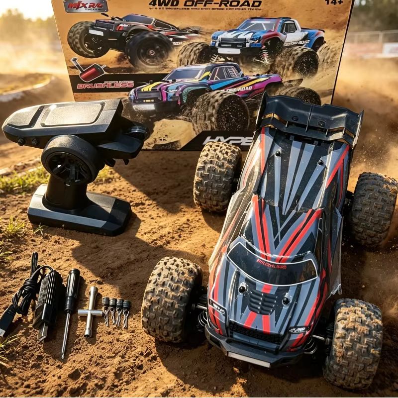 MJX 하이퍼 고 16210 1/16 다크 그레이 브러 - Rc Hobby Grade Monster Truck 리뷰 및 가격