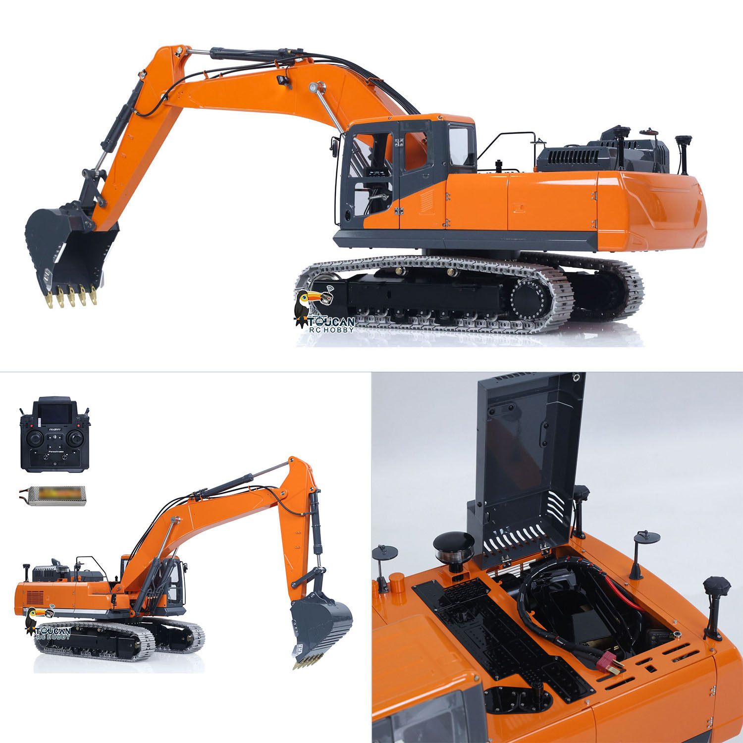 DX350LC LESU 1/14 RC 유압 굴삭기 CN - Rc Excavator Hobby 리뷰 및 가격