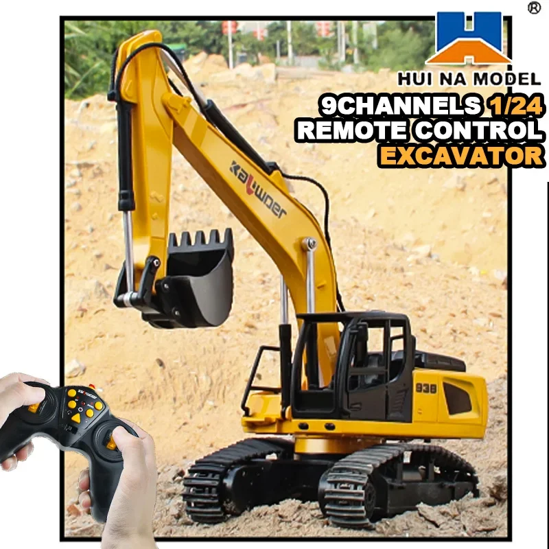 Huina Rc 굴삭기 1/24 9Ch 원격 제어 자동 - Rc Excavator Hobby 리뷰 및 가격