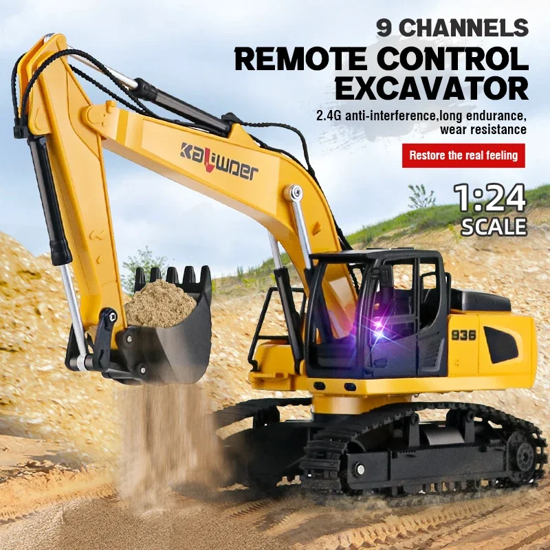 Huina Rc 굴삭기 1/24 9Ch 원격 제어 자동 - Rc Excavator Hobby 리뷰 및 가격