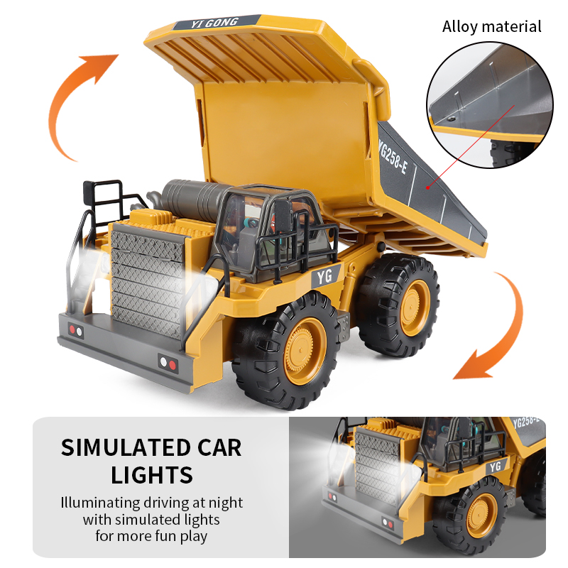 ZWN 리모컨 굴삭기 덤프 트럭, RC 모델 자동차 장 - Rc Excavator Hobby 리뷰 및 가격