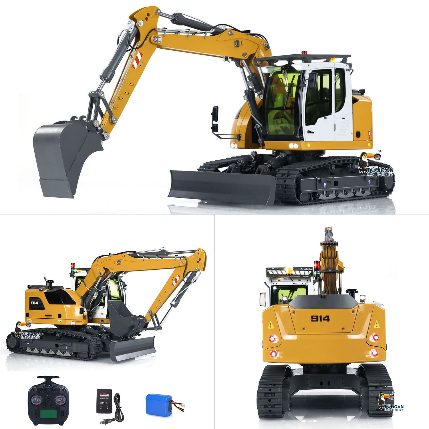 914 CUT 모델 1/14 RC 유압 굴삭기 5채널  - Rc Excavator Hobby 리뷰 및 가격