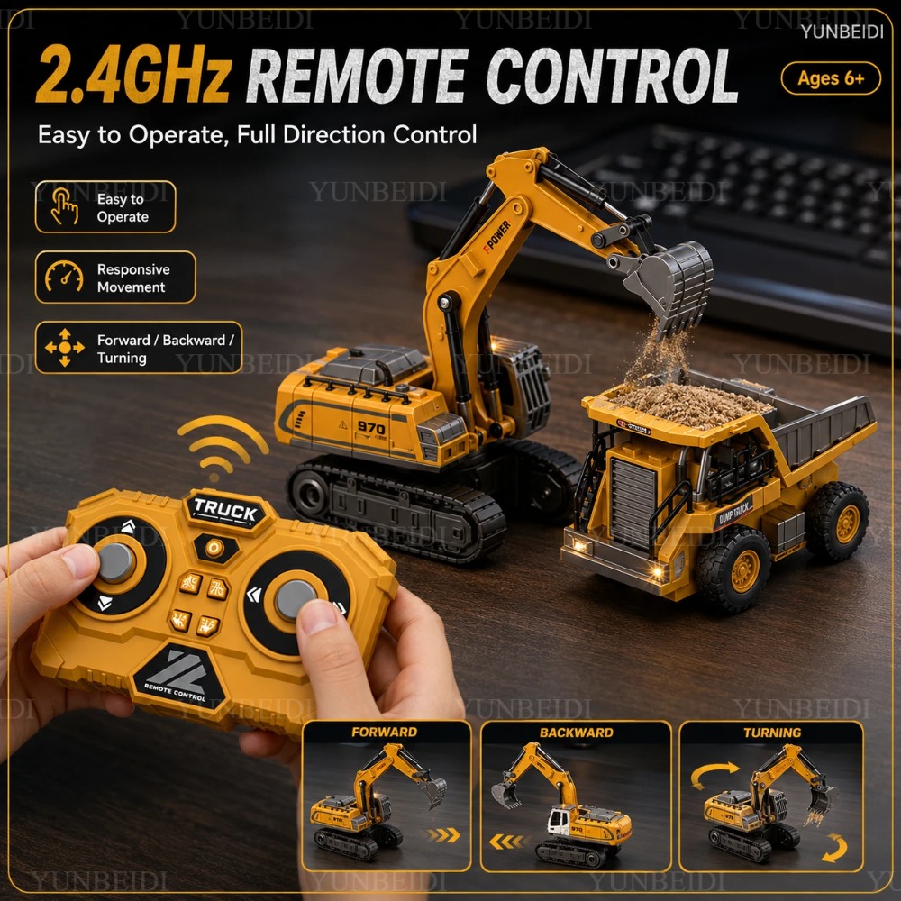 원격 조종 미니 합금 자동차 1:64 포크리프트 크레인 - Rc Excavator Hobby 리뷰 및 가격