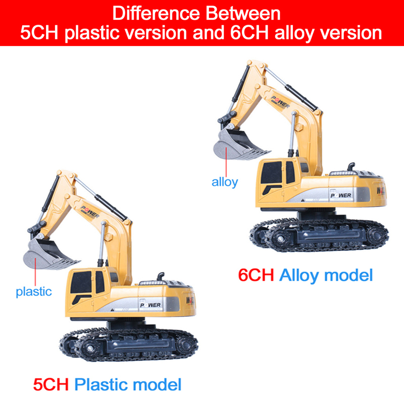 RC 굴삭기 2.4Ghz 6 채널 1:24 RC 엔지니 - Rc Excavator Hobby 리뷰 및 가격